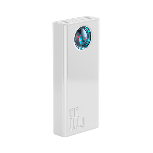 Baseus Digital Display Fast Charging Power Bank 30000Mah White